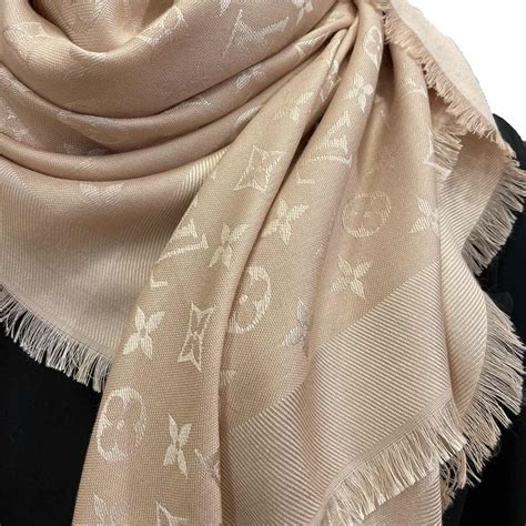 louis vuitton classic monogram scarf|louis vuitton scarf monogram shawl.